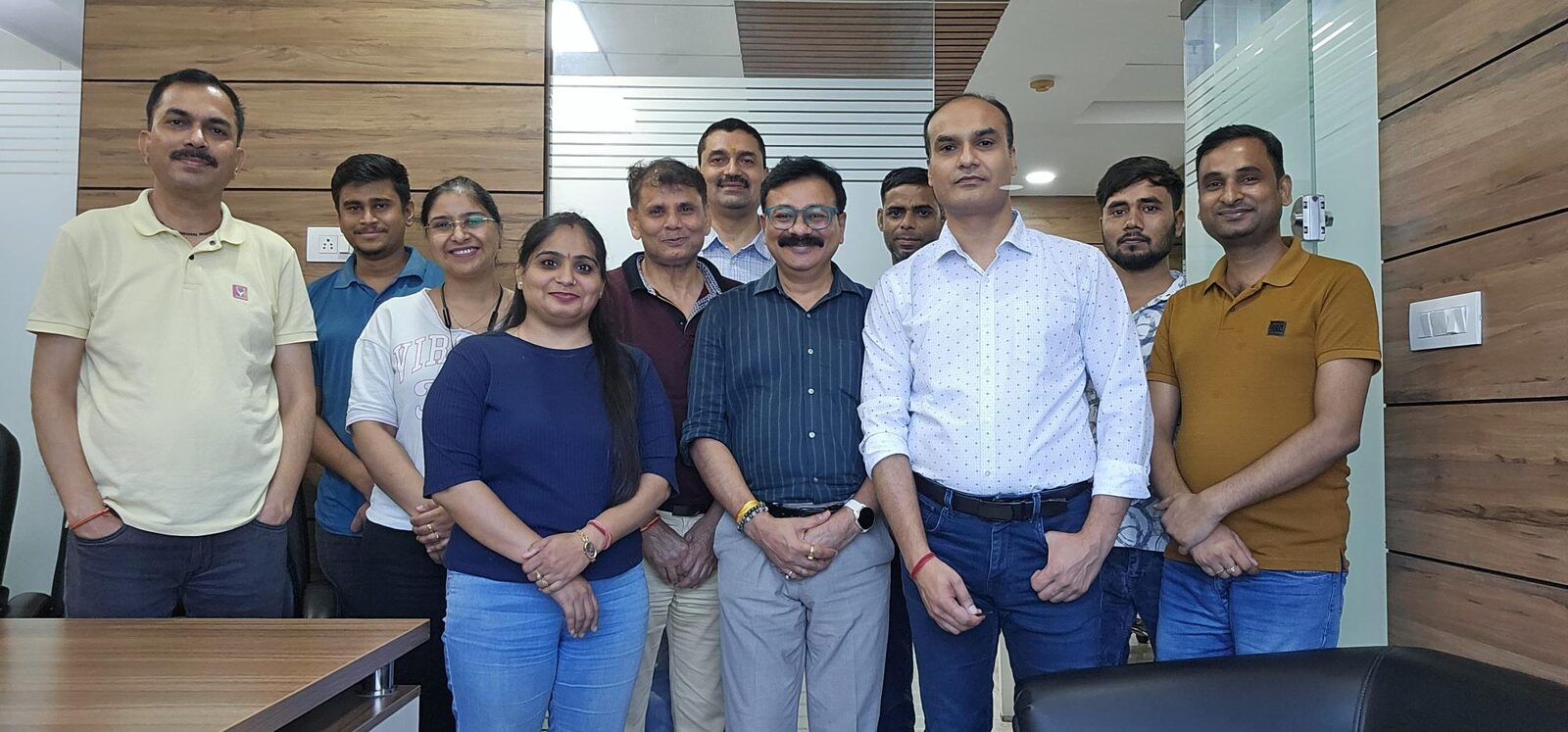 The Insight Results team in the Noida office